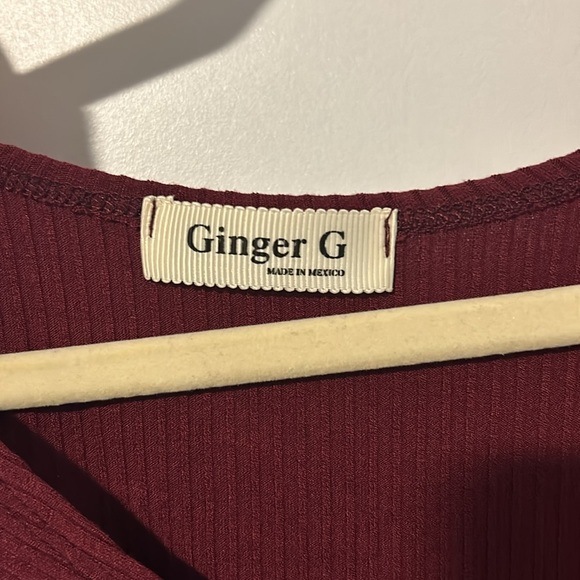 Ginger G Long Sleeved Crop Top - Picture 2 of 4